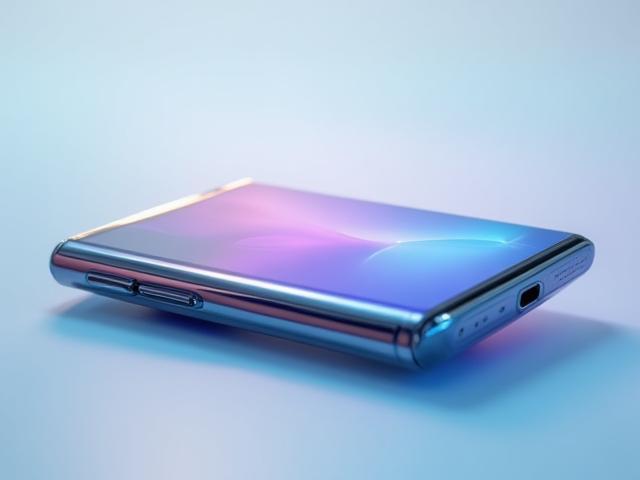 Smartphone met een helder scherm